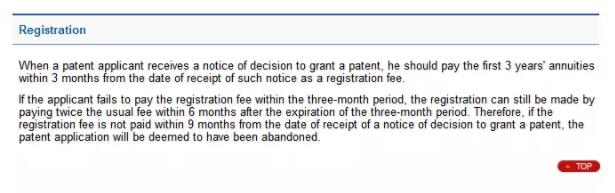 韓國專利申請 授權(quán)及年費繳納程序