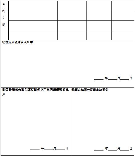 發(fā)明專利優(yōu)先審查申請書模板